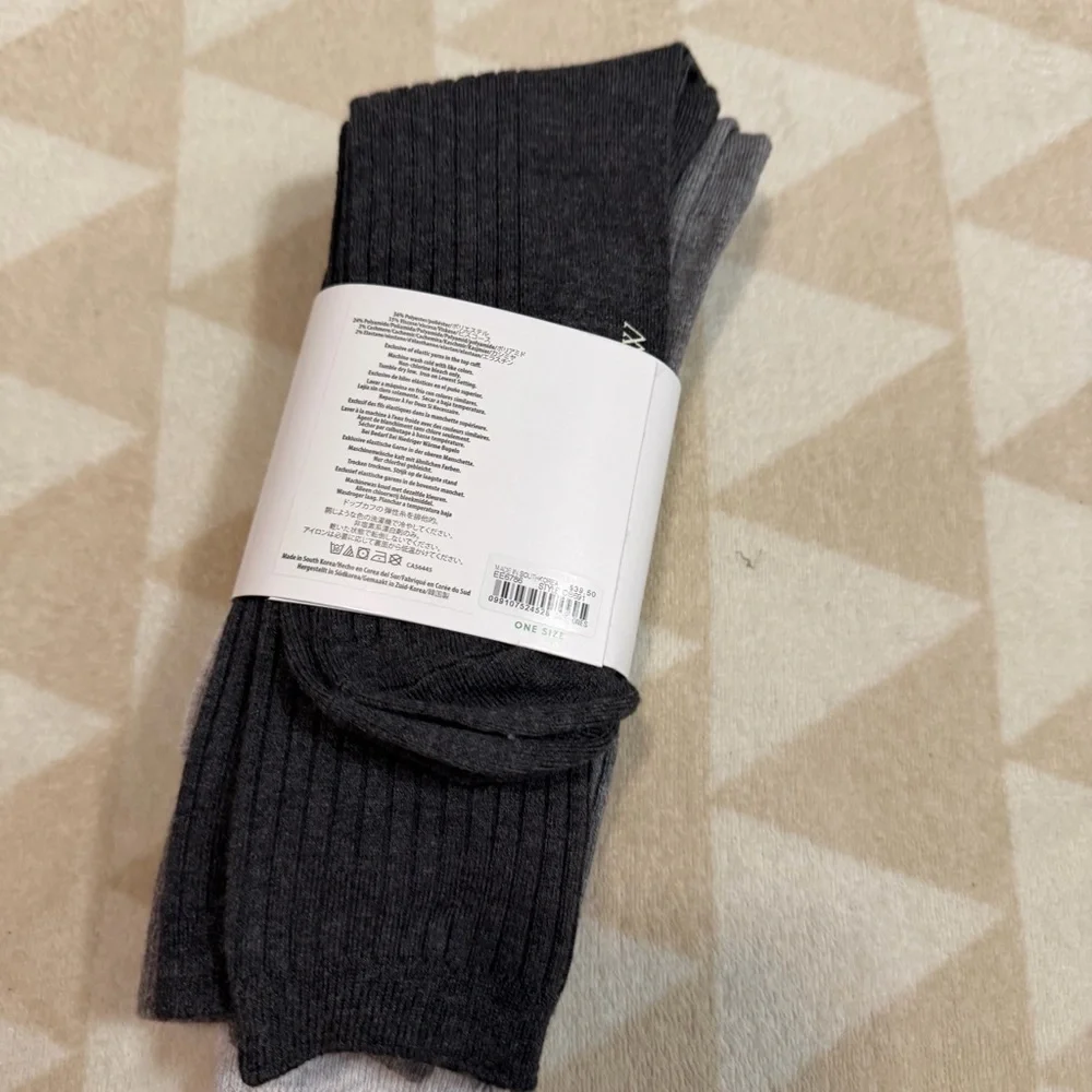 J crew Cozy ribbed trouser socks three-pack
